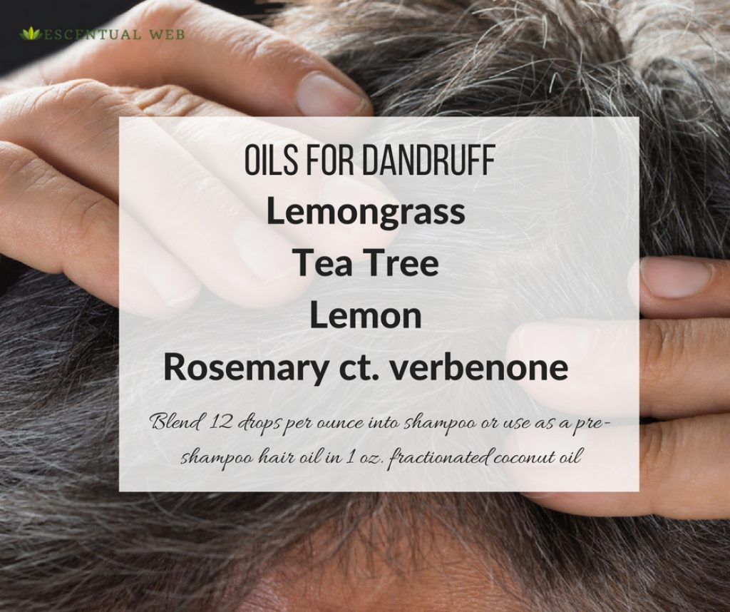Using lemongrass essential oil for dandruff
